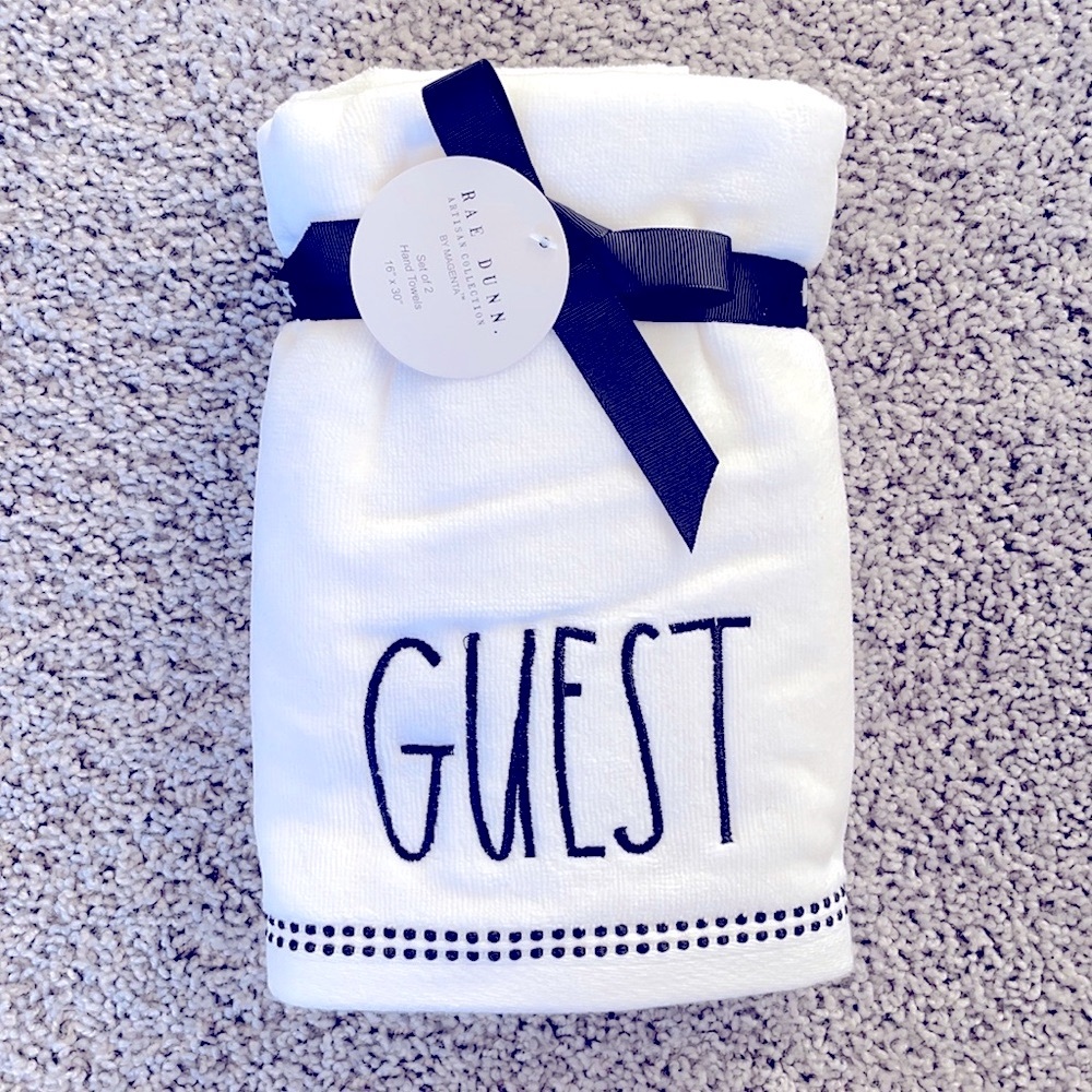 🆕 RAE DUNN | 2pk Hand Towels Set
